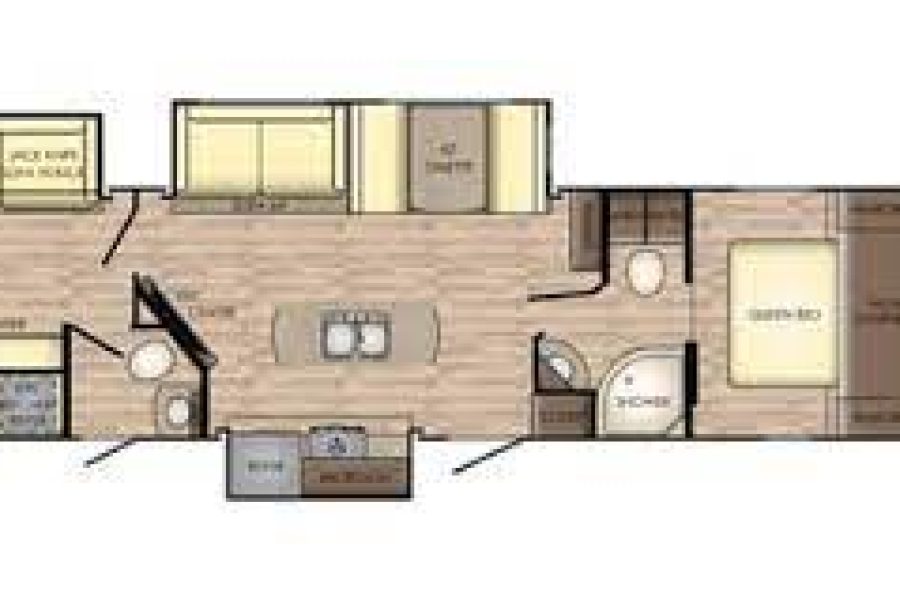 Travel Trailer – 3 Slide Out Sunset Trail 331BH